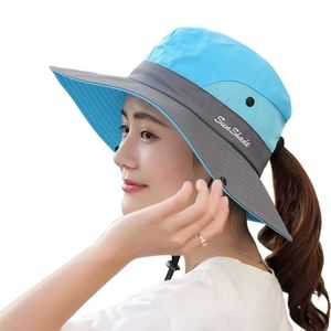 NWT UV Protection Ponytail Sun Hat
